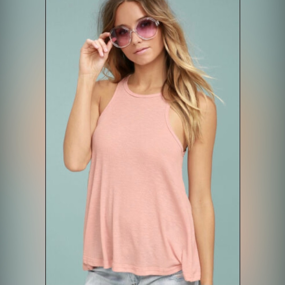 Free People Pink Tank Top